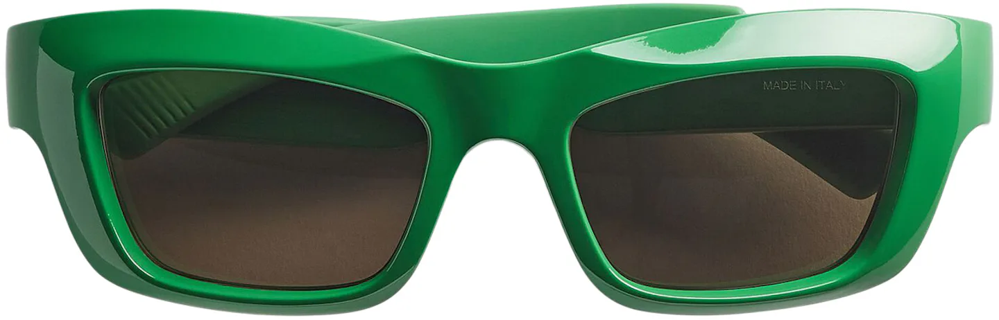 Bottega Veneta Mitre Sunglasses Green/Gray