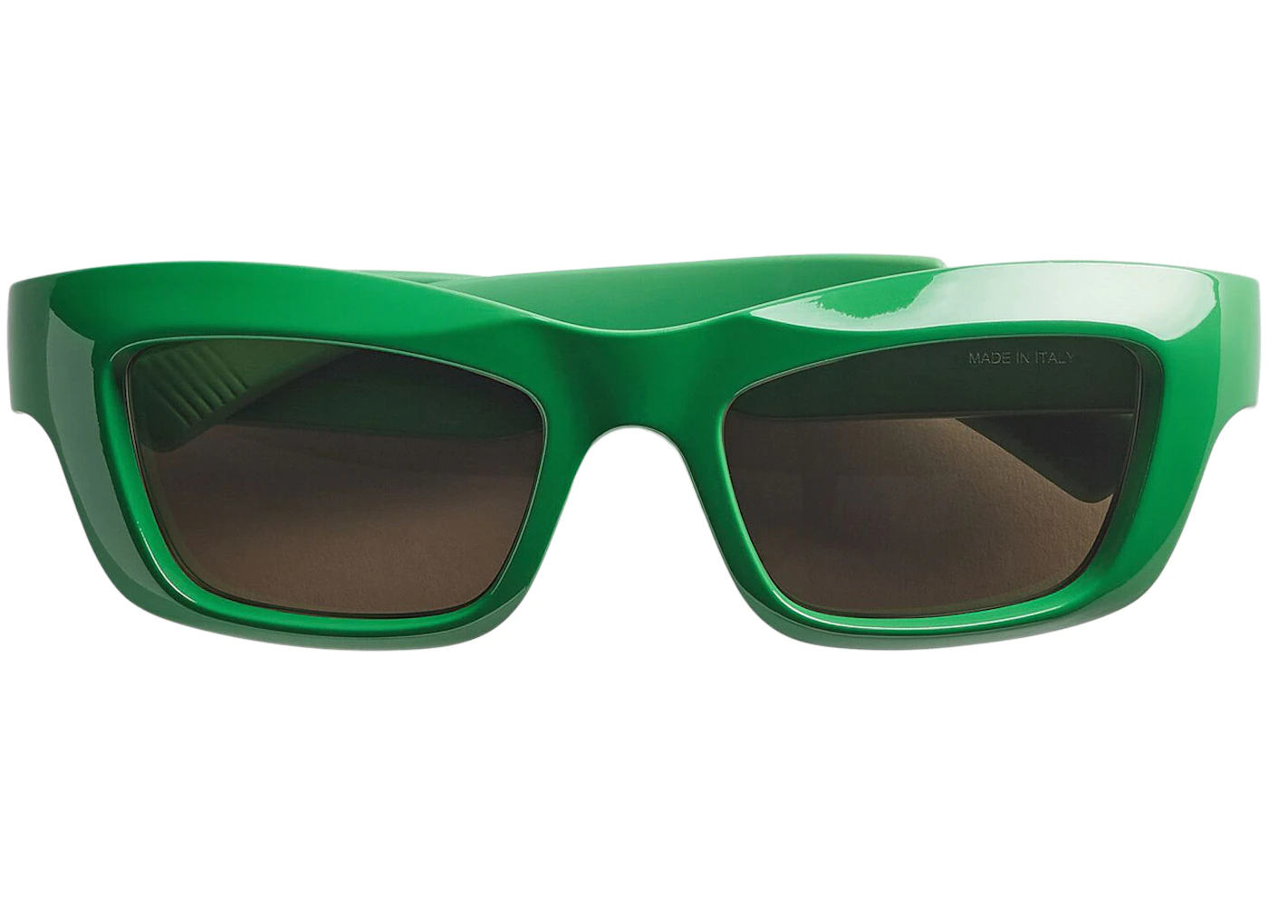 Bottega Veneta Mitre Sunglasses Green/Gray (712692VBL803342) - US