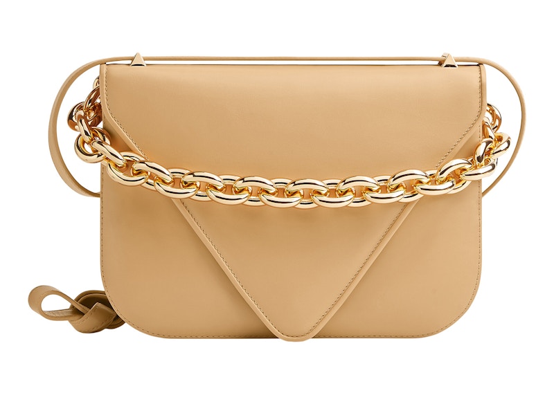 Gold discount bottega bag