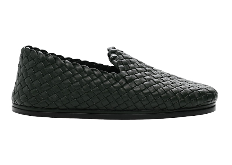 Bottega Veneta Nappa Intrecciato Loafers Green Men's - Main Image
