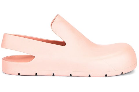 Bottega Veneta Open-Heel Puddle Sandal Peach Pink (Women's
