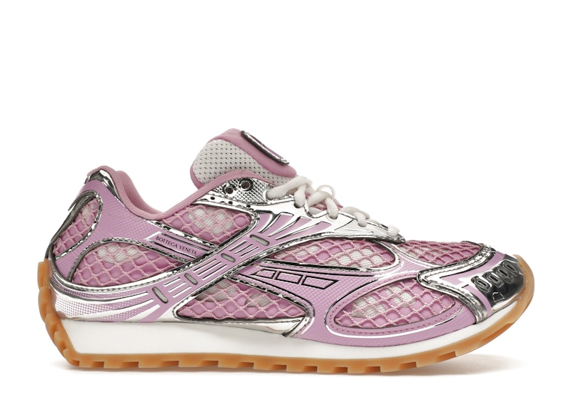 Pre-owned Bottega Veneta Orbit (women's) Sneakers In Gloss/silver