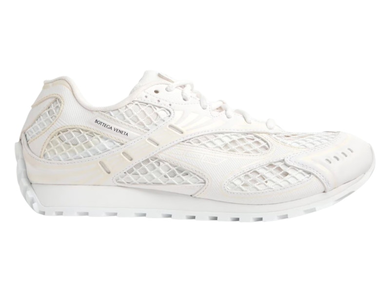 Pre-owned Bottega Veneta Orbit Lace Up (women's) Sneakers In White