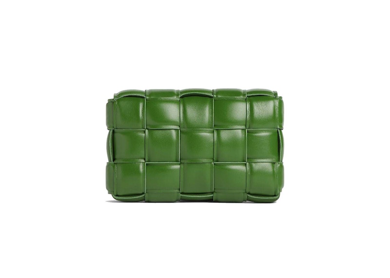 Bottega Veneta Padded Cassette Small Intreccio Avocado in