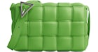 Bottega Veneta Padded Intreccio Cassette Crossbody Bag Acid Green