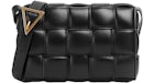 Bottega Veneta Padded Intreccio Cassette Crossbody Bag Black