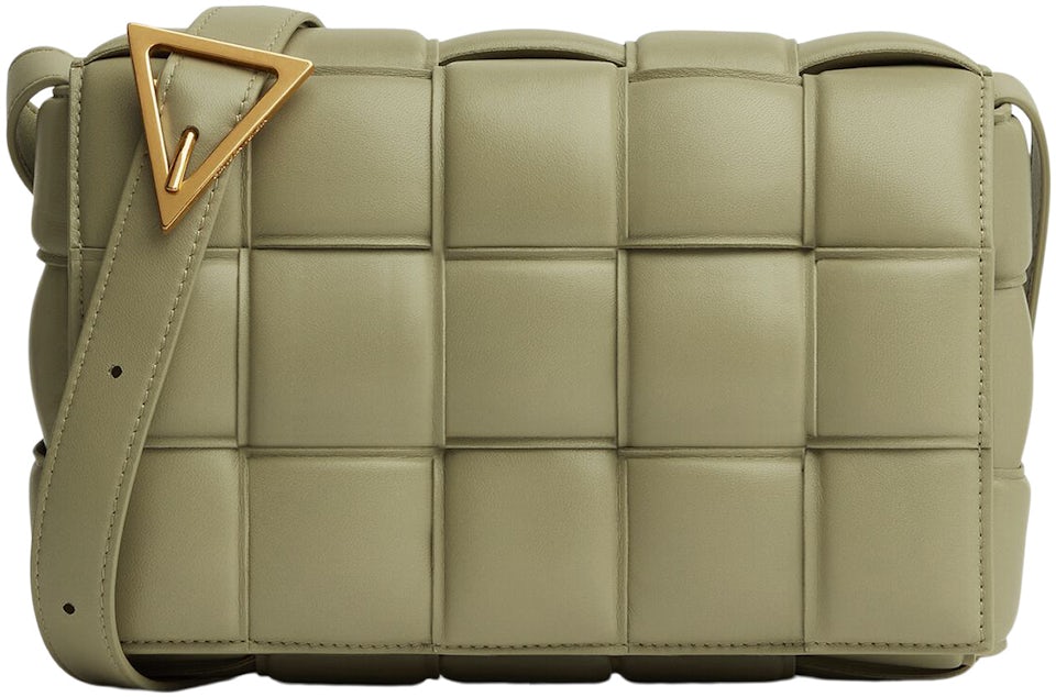 Bottega Veneta Padded Intreccio Cassette Crossbody Bag Barolo in Lambskin  Leather with Gold-tone - US