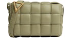 Bottega Veneta Padded Intreccio Cassette Crossbody Bag Travertine