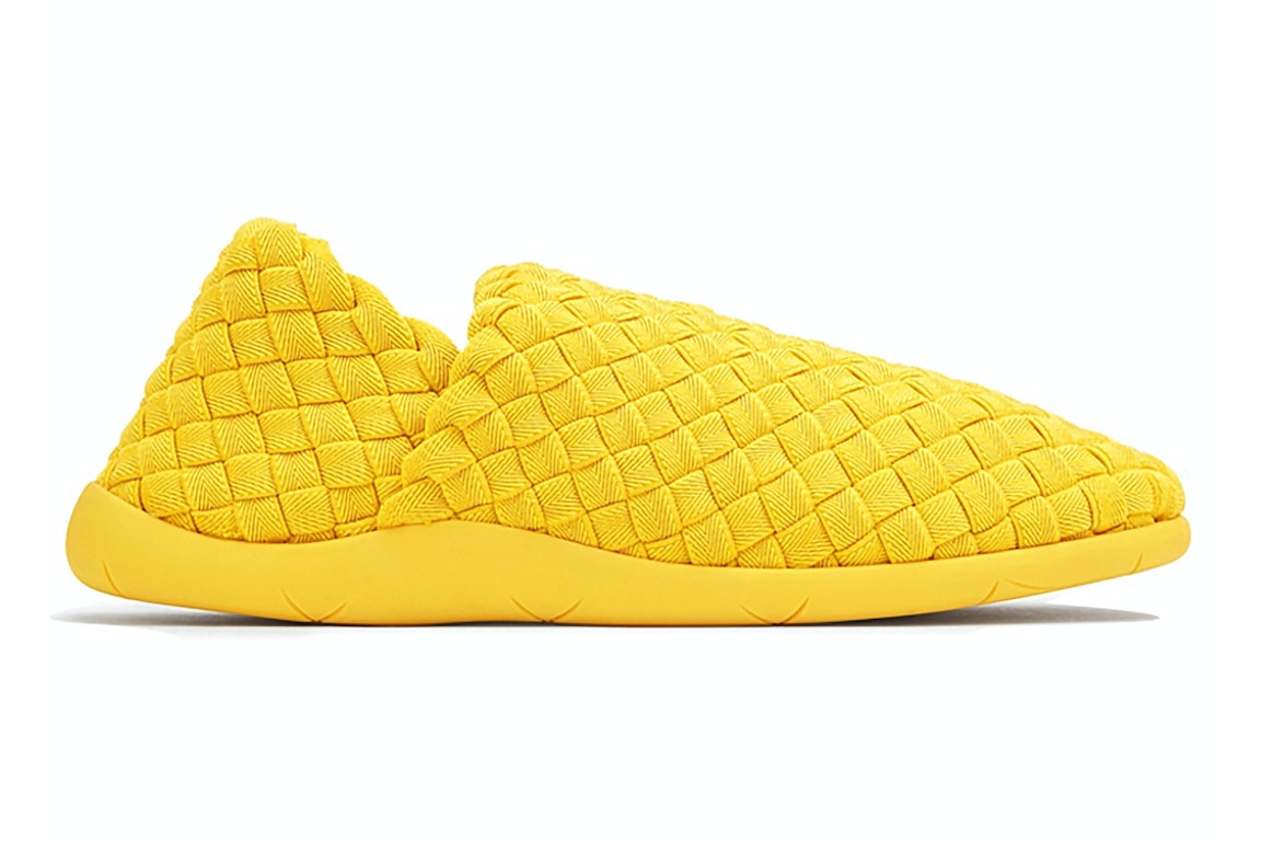 Pre-owned Bottega Veneta Plat Sneaker Yellow