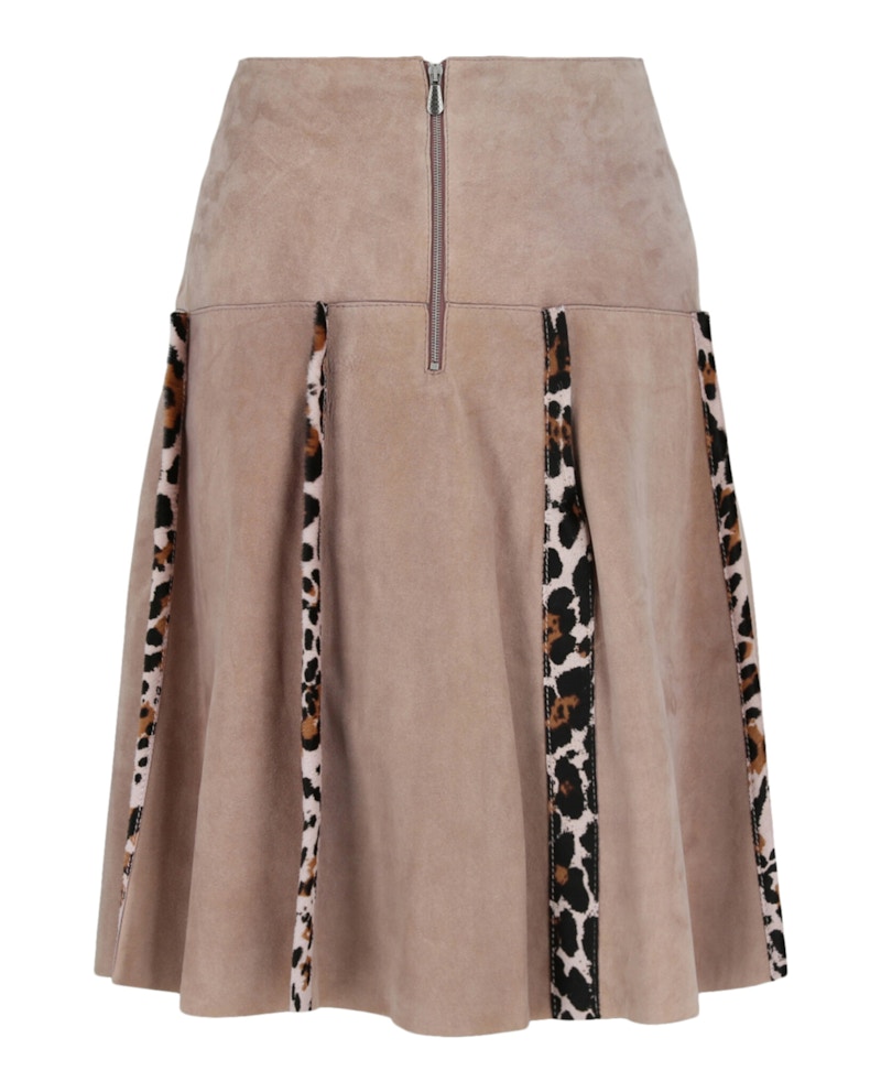 Pre-owned Bottega Veneta Women's  Pleated Mini Skirt In Rose Quartz In Pink