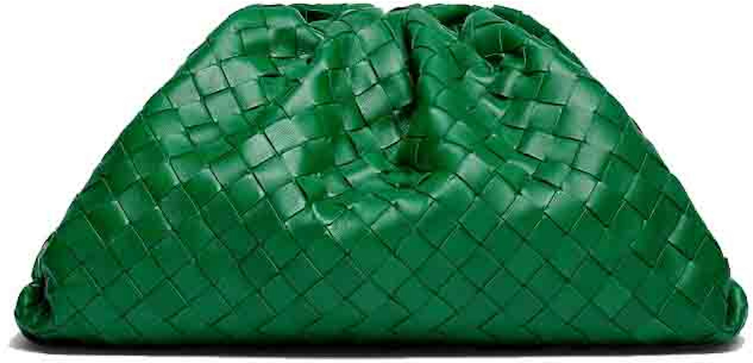 Bottega Veneta green Mini Leather Pouch Clutch Bag