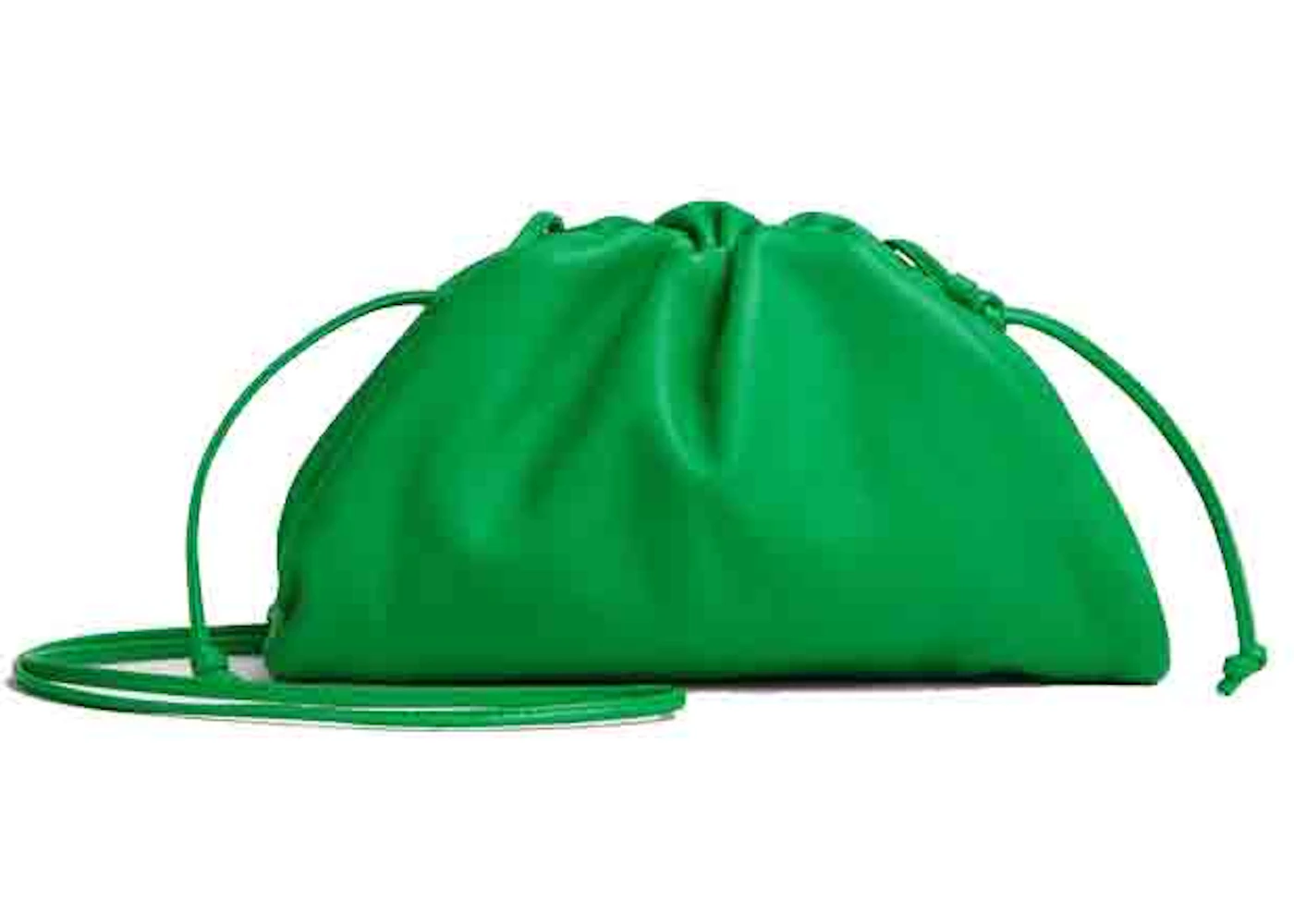 Bottega Veneta Pouch Mini Parakeet in Calfskin with Silver-tone