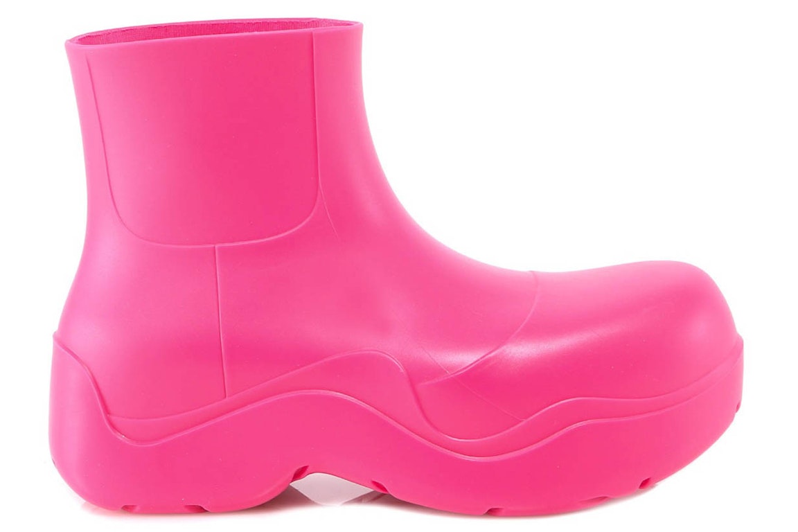 Pre-owned Bottega Veneta Puddle Ankle Boot Pink (women's)