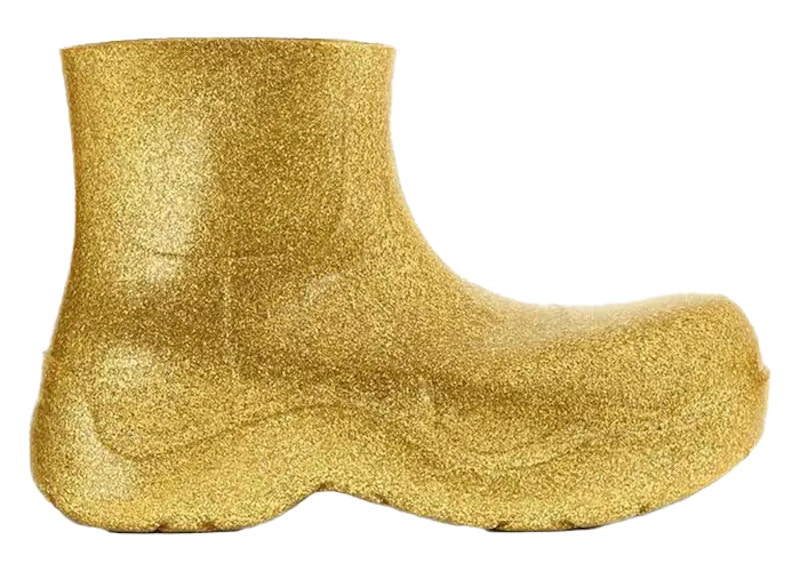 Bottega Veneta Puddle Ankle Boots Gold Men's