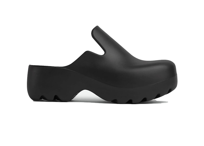 Bottega Veneta Puddle Flash Clog Black Leather - 734546