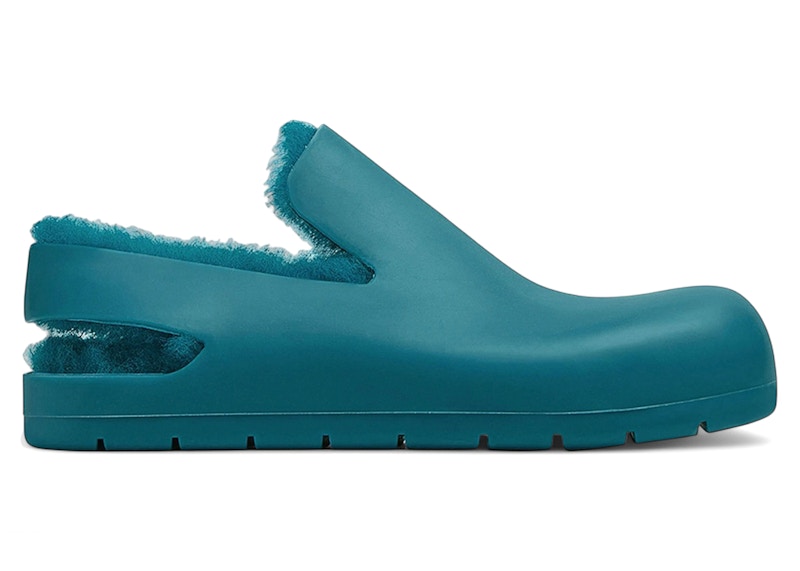 Bottega Veneta Puddle Flat Sandals Blue (Women's) - 677323