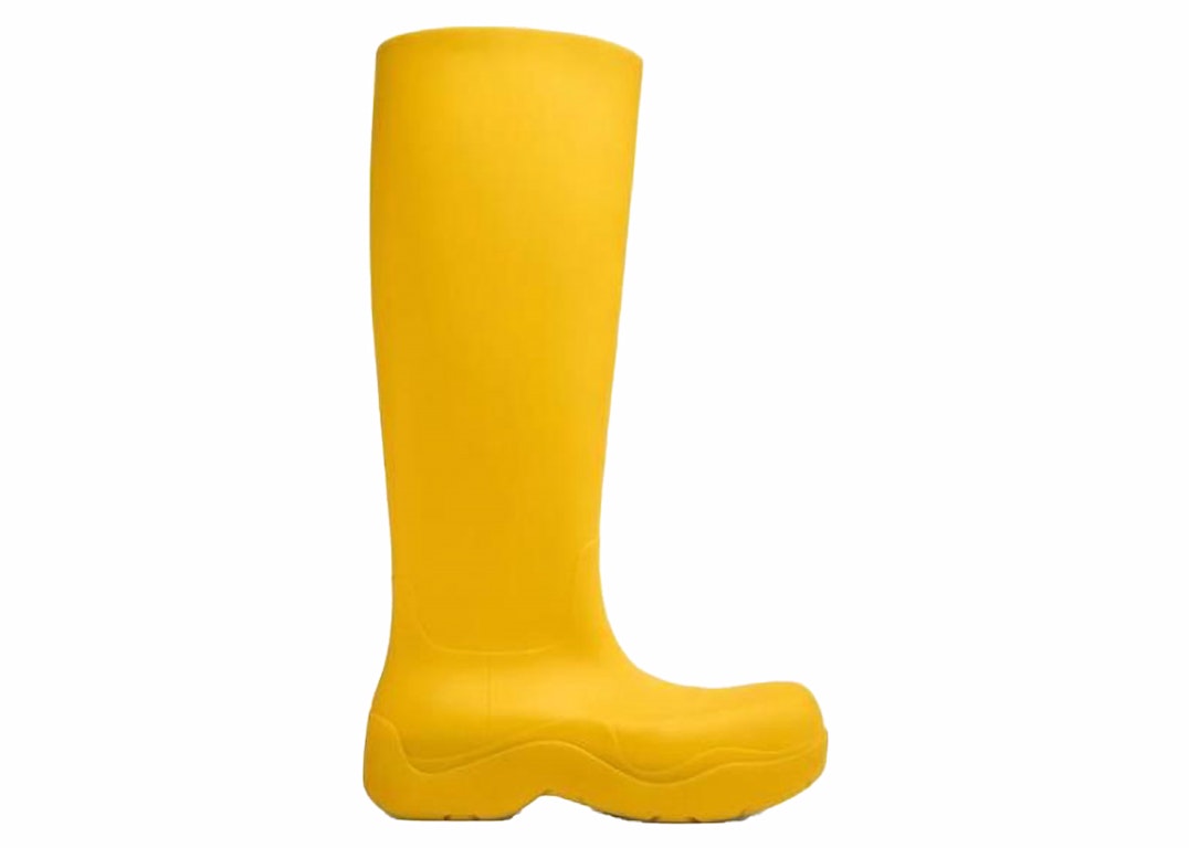 Pre-owned Bottega Veneta Puddle Long Boot Yellow (women's)
