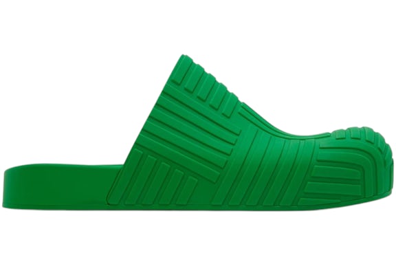 Bottega Veneta Rubber Clog Slide Parakeet