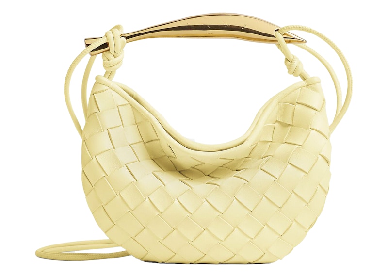 Bottega Veneta Sardine Mini Intrecciato Ice Cream in Lambskin with 