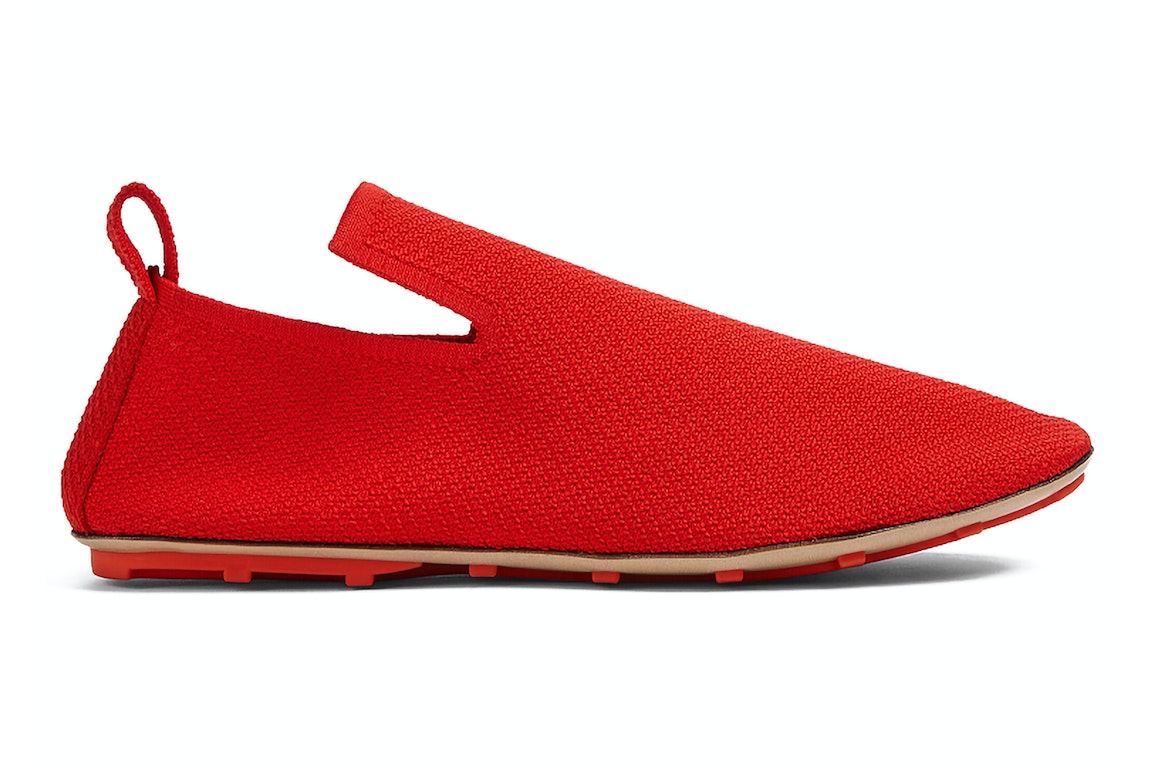 Pre-owned Bottega Veneta Slip On Sneaker Red