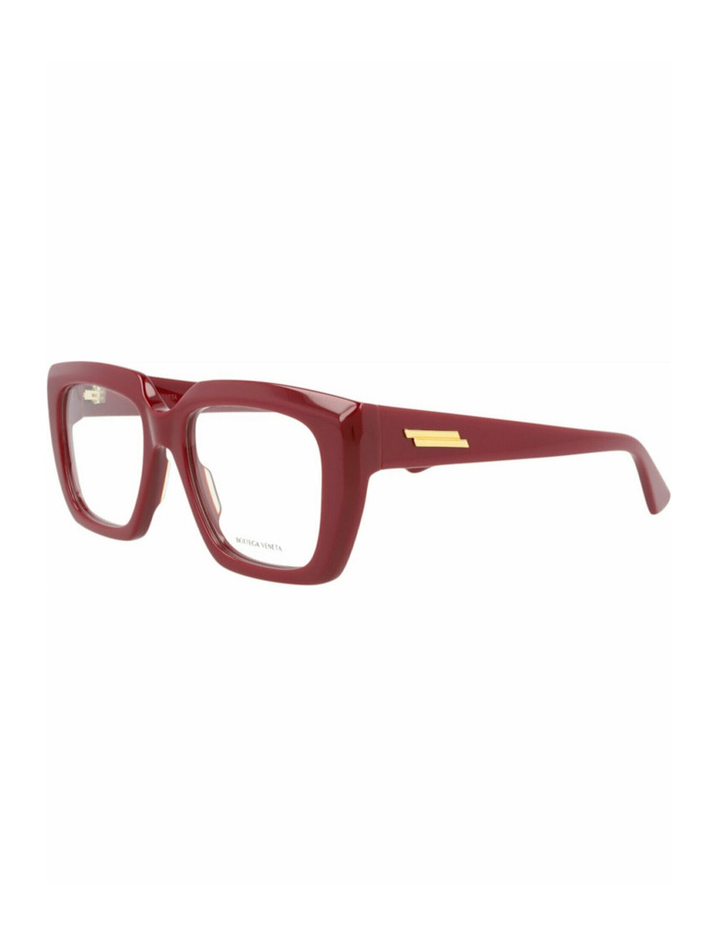 Pre-owned Bottega Veneta Women's Square Eyeglasses/30008534003) In Burgundy/transparent (bv1032o