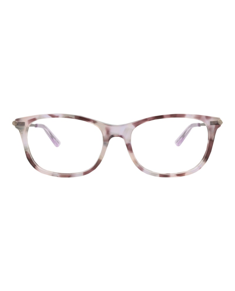 Pre-owned Bottega Veneta Women's  Squareframe Acetate Optical Frames In Avana Violet Transparent (bv0185o/30002