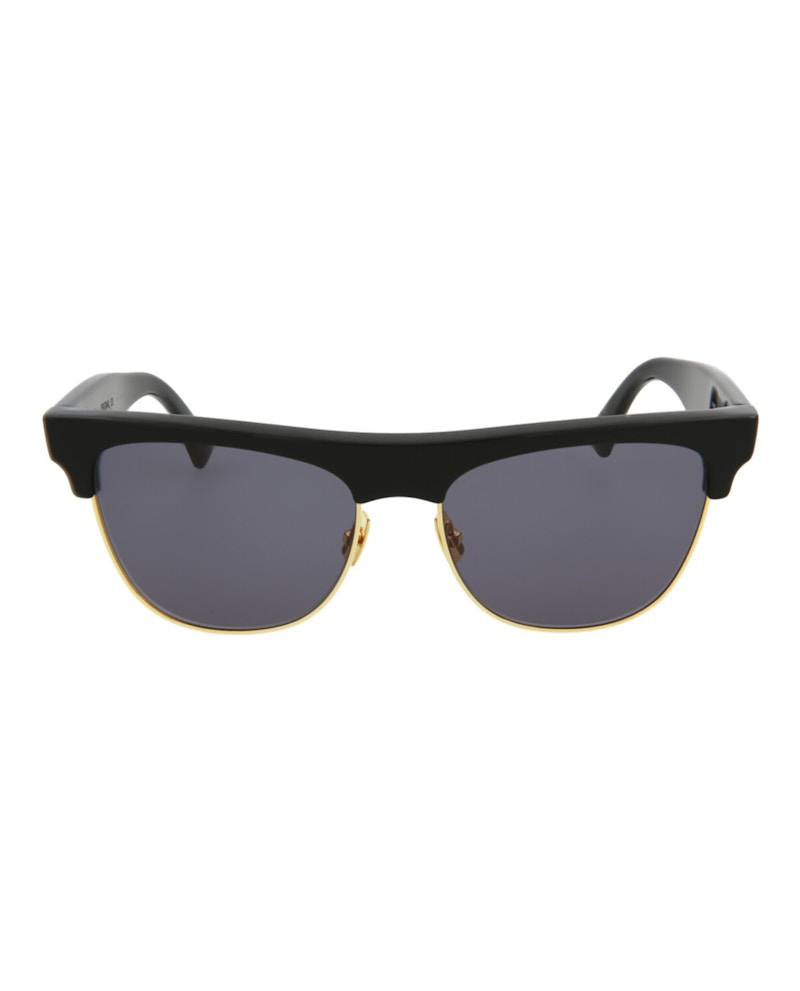 Pre-owned Bottega Veneta Squareframe Acetate Sunglasses In Blue Blue Light Blue (bv1003s/30007850/001)