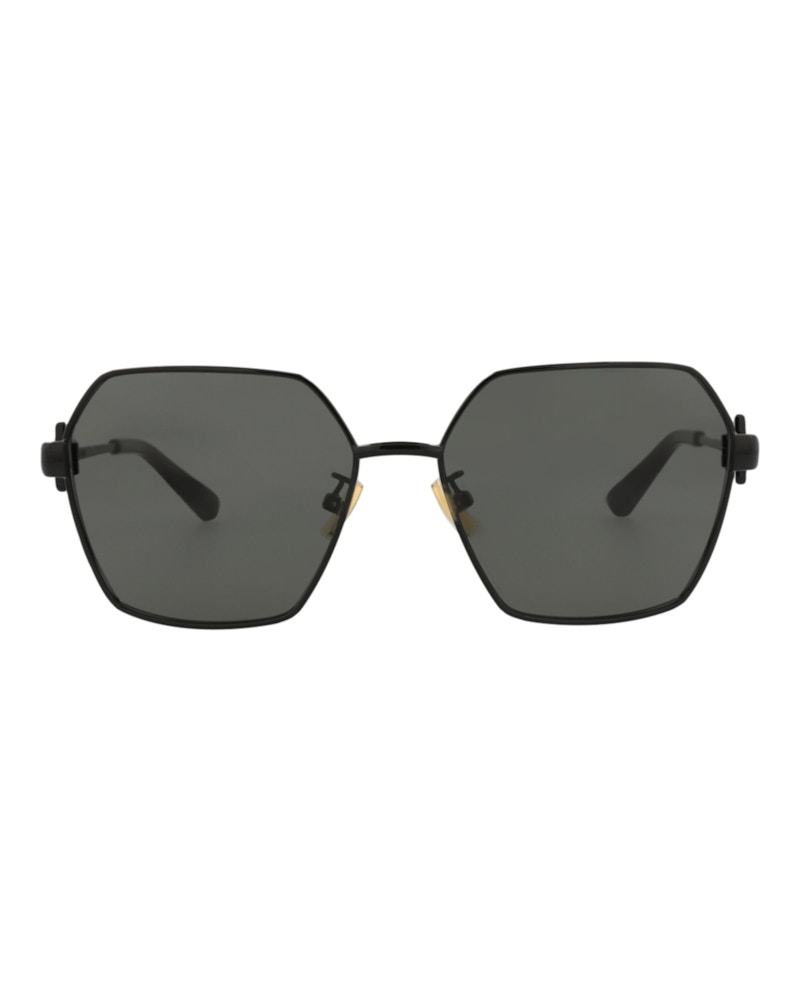 Bottega Veneta Square-Frame Metal Sunglasses Black Black Bottega Veneta Square-Frame Metal Sunglasses Black Black