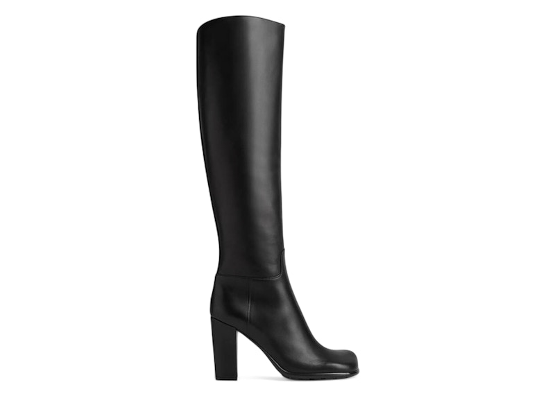 Pre-owned Bottega Veneta Storm High Boots (women's) Sneakers In Black