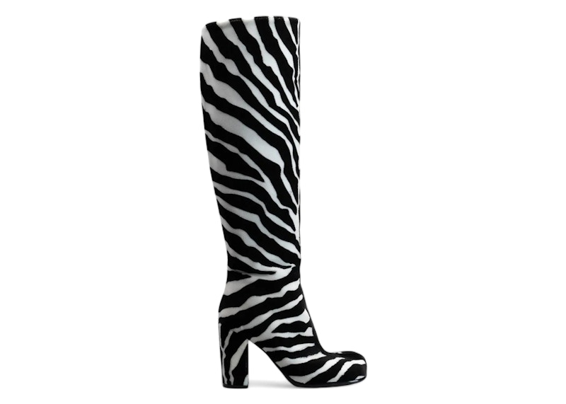 Pre-owned Bottega Veneta Storm High Boots (women's) Sneakers In White/black