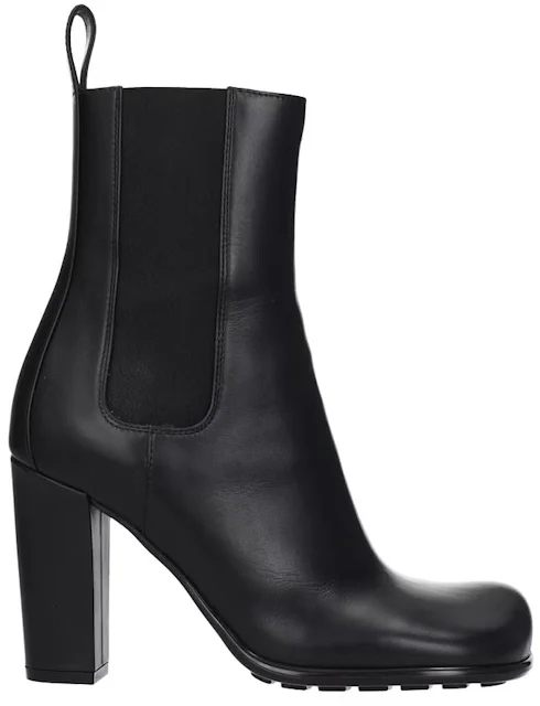 Bottega Veneta Storm Moulded Toe Leather Chelsea Boot Black (Women's ...