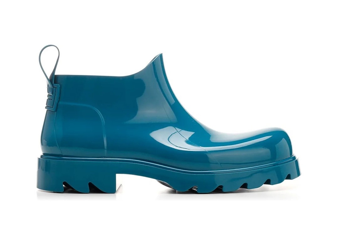 Pre-owned Bottega Veneta Stride Ankle Boots Blue