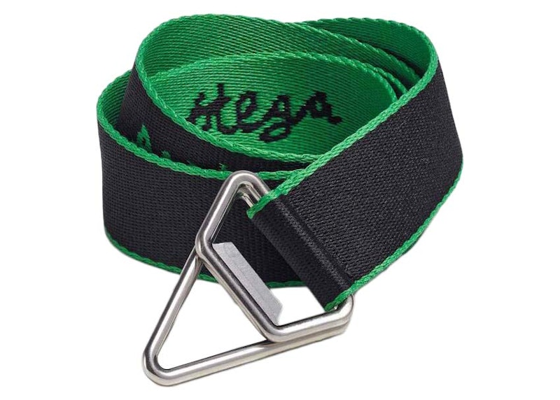 Bottega Veneta Green Triangle Belt