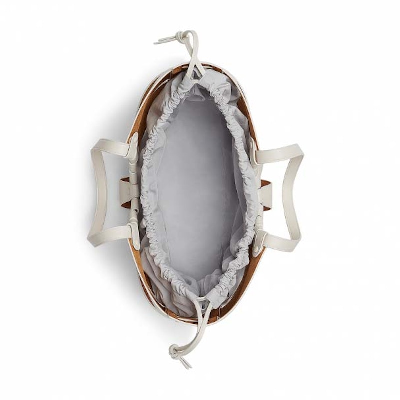 Bottega Veneta The Shell Medium Handbag Grey