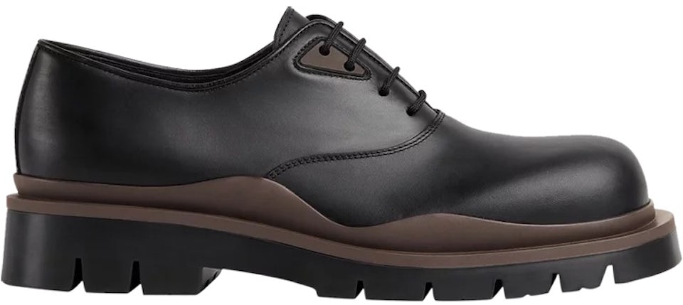 Bottega Veneta Tire Lace Up Leather Shoes Black Men's - 667073VBS501314 - US