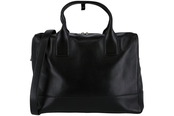 Bottega Veneta Top Handle Leather Briefcase Black