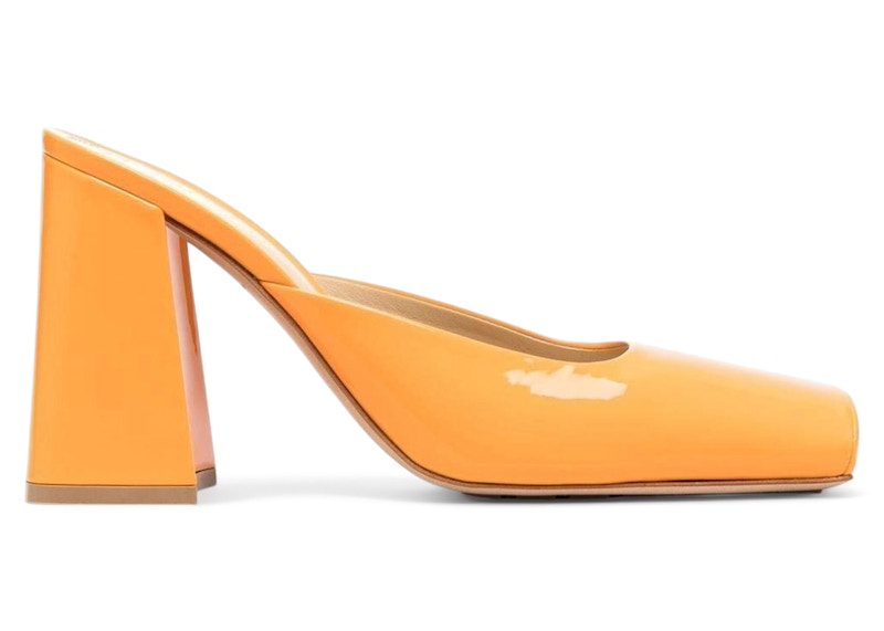 Bottega Veneta Tower Pumps Orange (Women's) - 690001 V1TM0