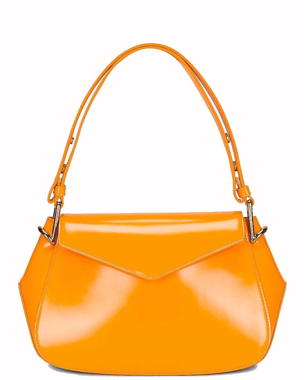 Pre-owned Bottega Veneta Toyin Medium Shoulder Bag Orange