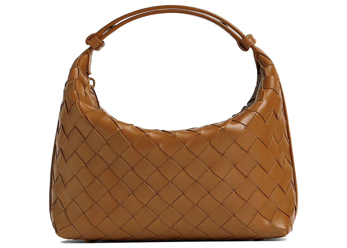 Bottega Veneta Wallace Mini Intrecciato Wood in Lambskin US