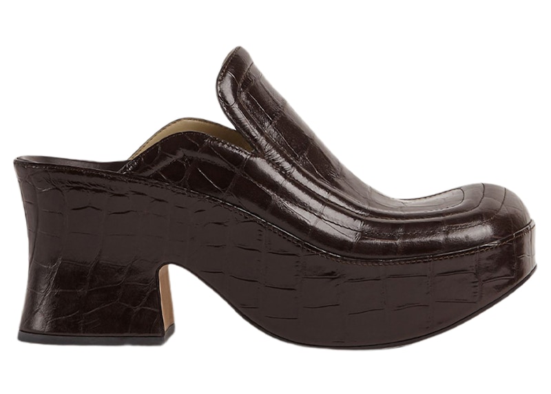 Bottega Veneta Wedge Clogs Brown (Women's)