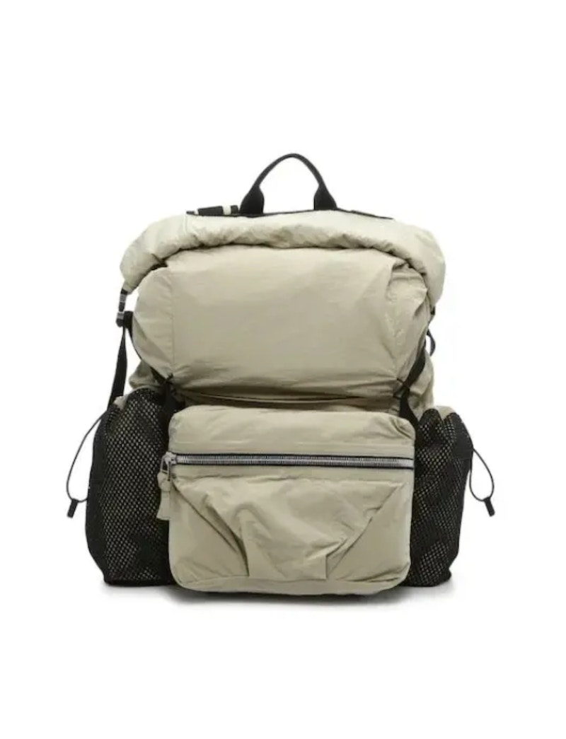 Pre-owned Bottega Veneta Men's  Zaino Backpack In Beige In Sand
