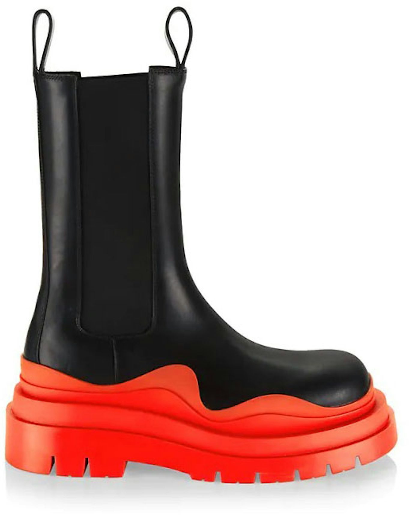 Bottega Veneta Flash Boots Black Tangerine (Women's