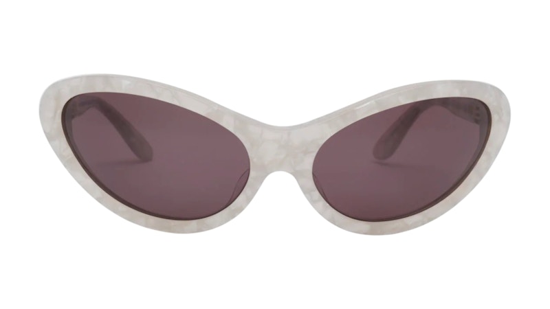 Brain Dead Bug Post Modern Primitive Eye Protection Sunglasses Silver Pearl