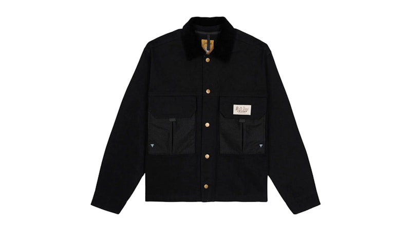 Brain Dead Cropped Chore Jacket Black Men's - SS25 - US