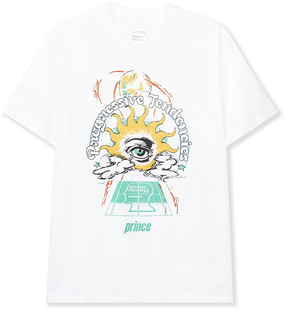 Brain Dead x Prince Progressive T-Shirt White Men's - SS20 - GB