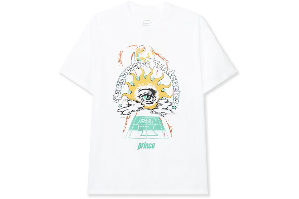 Brain Dead x Prince Progressive T-Shirt White