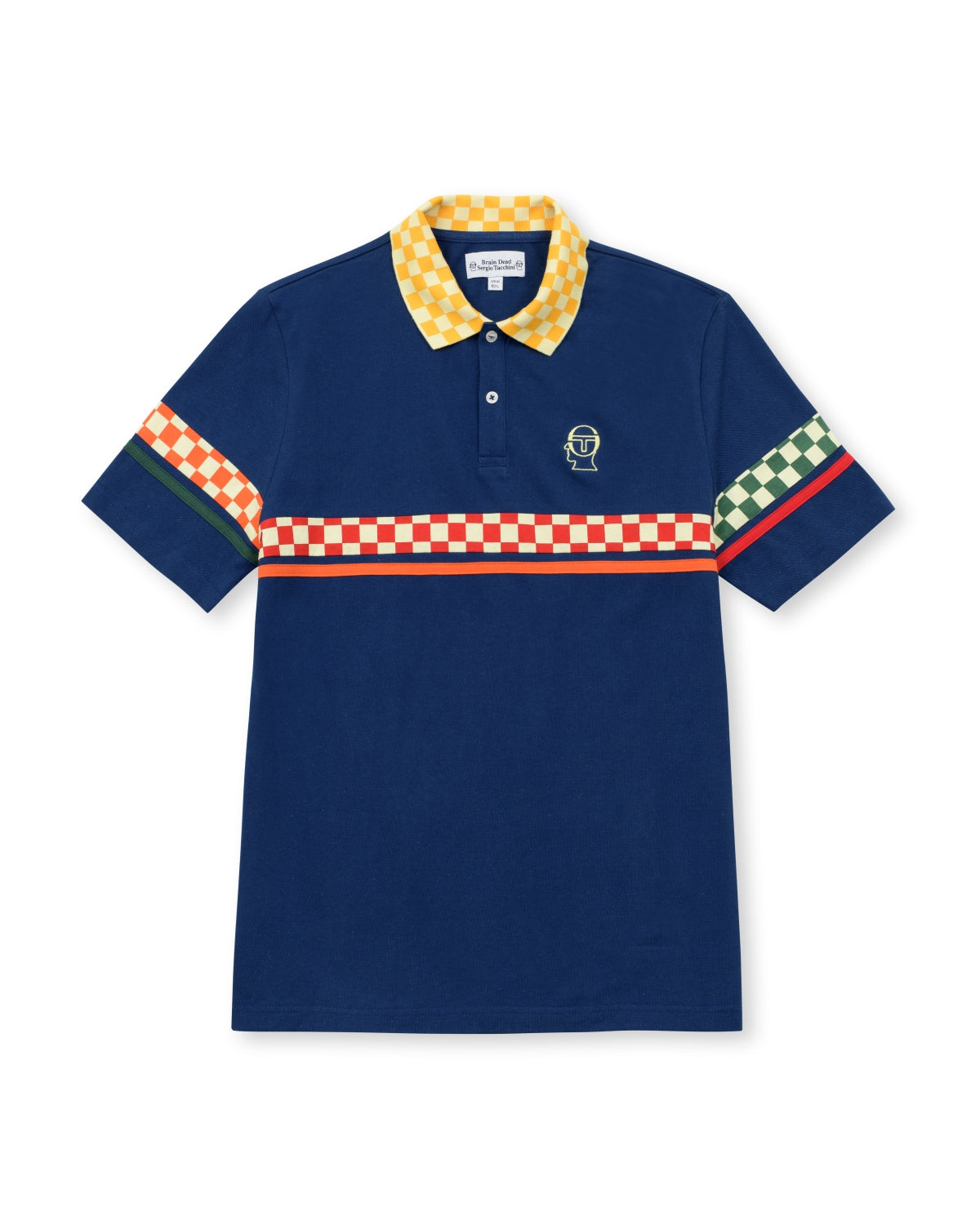 Brain Dead x Sergio Tacchini Polo BD Navy Men's - SS22 - US