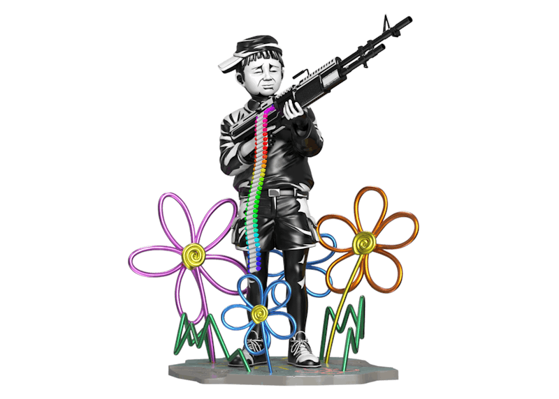 バンクシー　フィギュア　クレヨンシューター Banksy's Crayon Shooter | tomenosuke