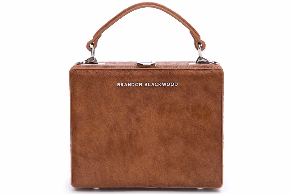 Brandon Blackwood Kendrick Trunk Ponyhair Chocolate Brown