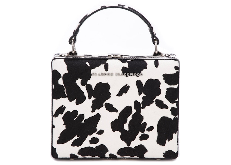 Brandon Blackwood Kendrick Trunk Ponyhair Cow Print in Vegan